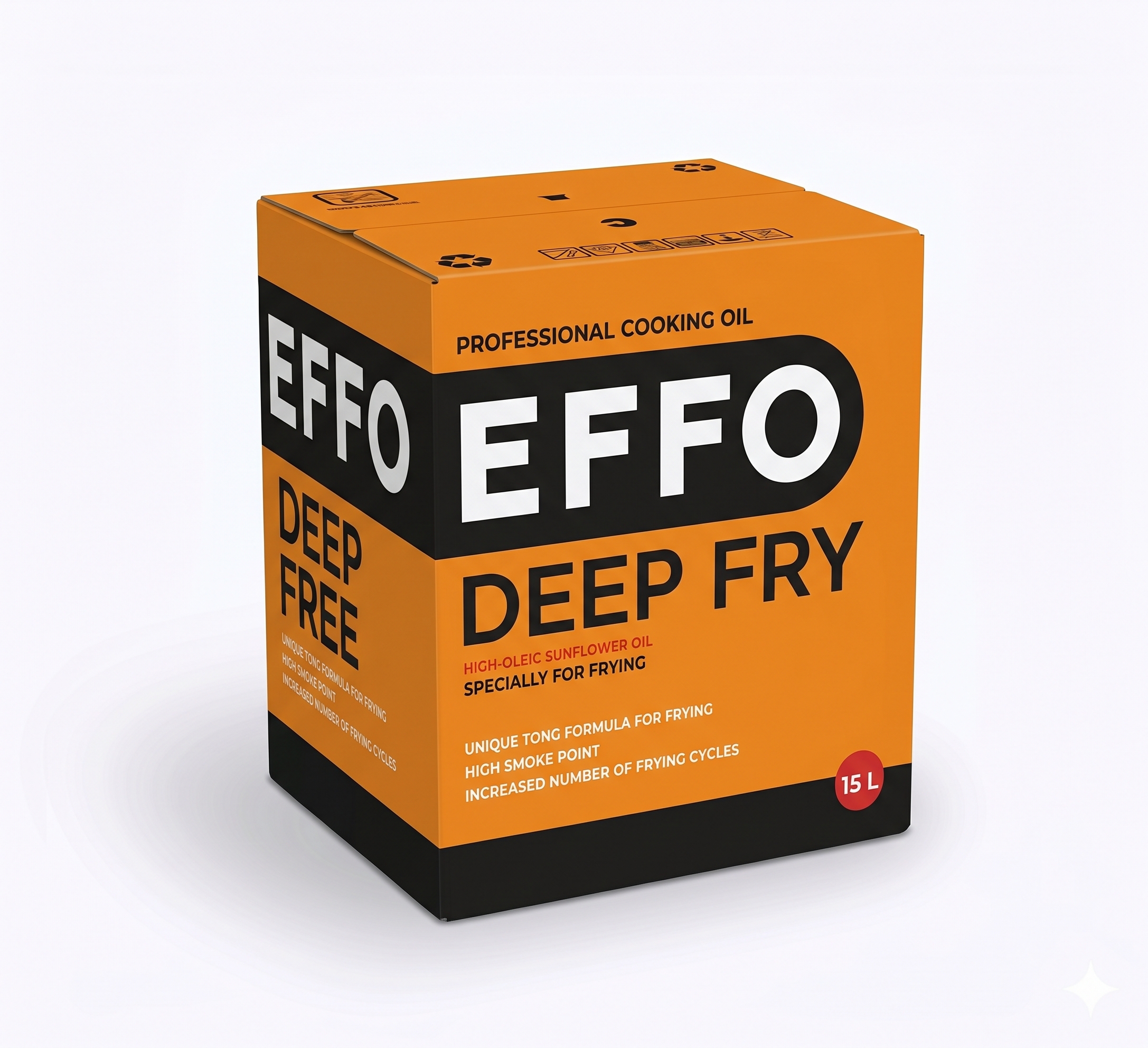 EFFO Deep Fry 15L - Profesjonalny Olej Do Głębokiego Smażenia - zdjęcie 1